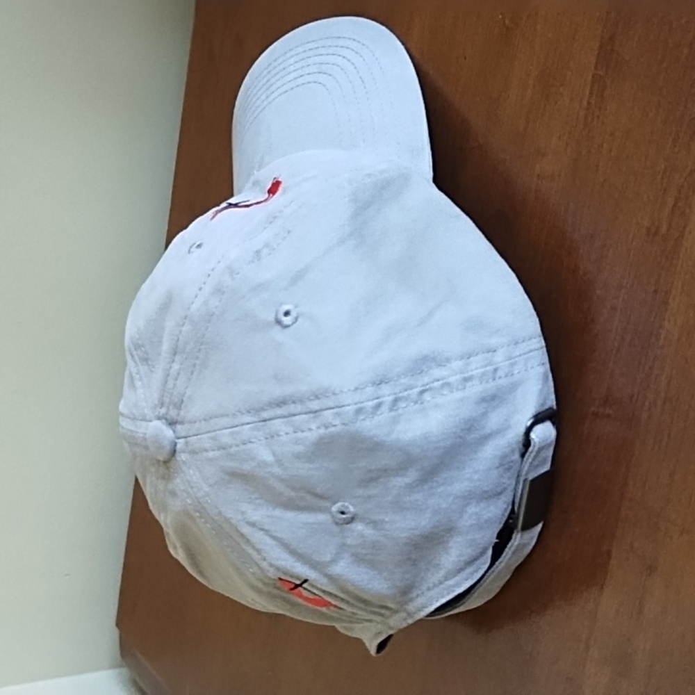 Harriton Ballcap Clemmons United Methodist Church Baseball Fishing Tan Red Blue - Picture 5 of 11